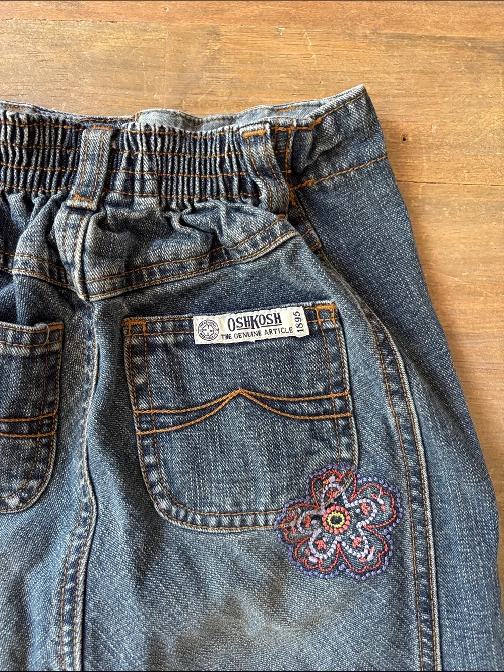 Vintage Oshkosh girl’s denim maxi skirt